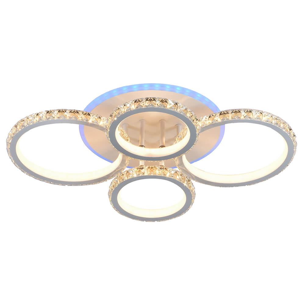 

Потолочная светодиодная люстра Profit Light 8052/2+2 WHT, Белый, 8052/2+2 WHT ()