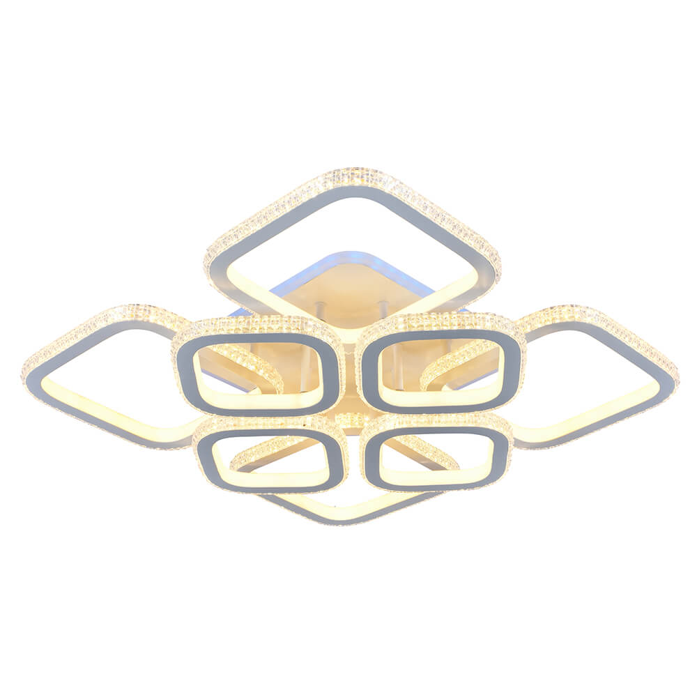 

Потолочная светодиодная люстра Profit Light 8023/4+4 WHT A, Белый, 8023/4+4 WHT A ()