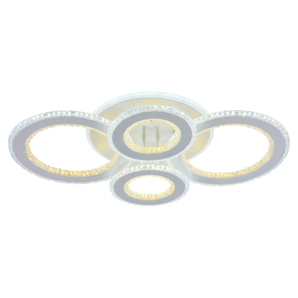 

Потолочная светодиодная люстра Profit Light 8040/2+2 WHT, Белый, 8040/2+2 WHT
