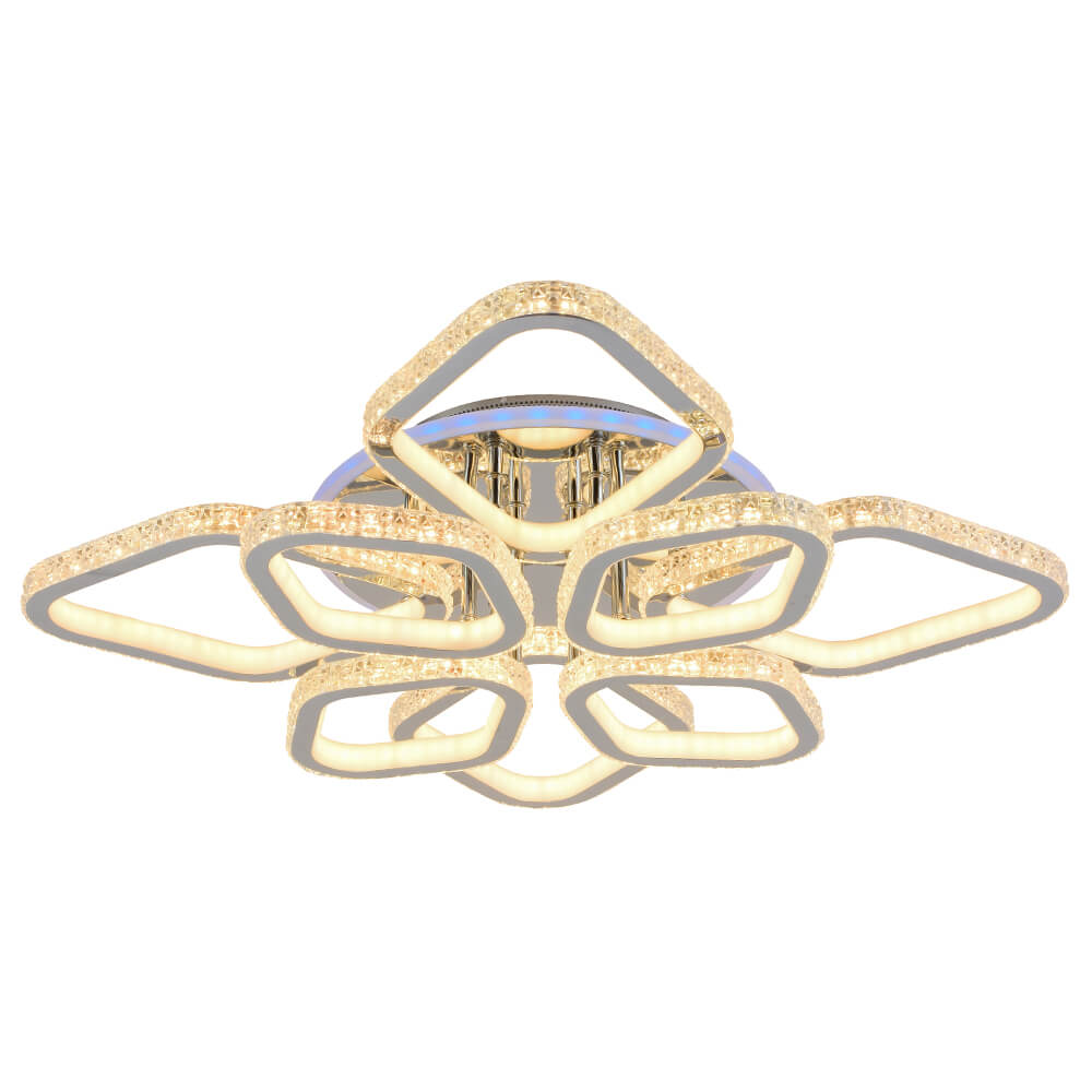 

Потолочная светодиодная люстра Profit Light 8044/4+4 CHR, Хром, 8044/4+4 CHR ()