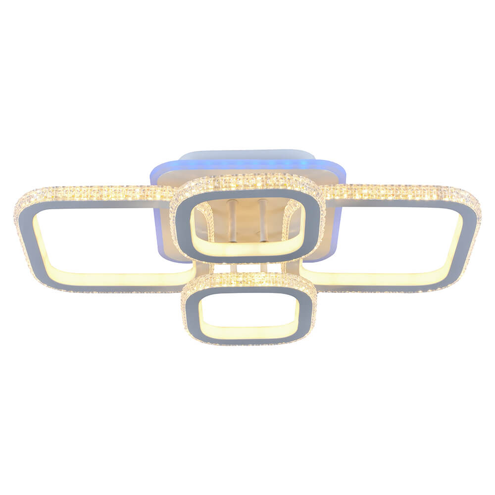 

Потолочная светодиодная люстра Profit Light 8019/2+2 WHT, Белый, 8019/2+2 WHT ()