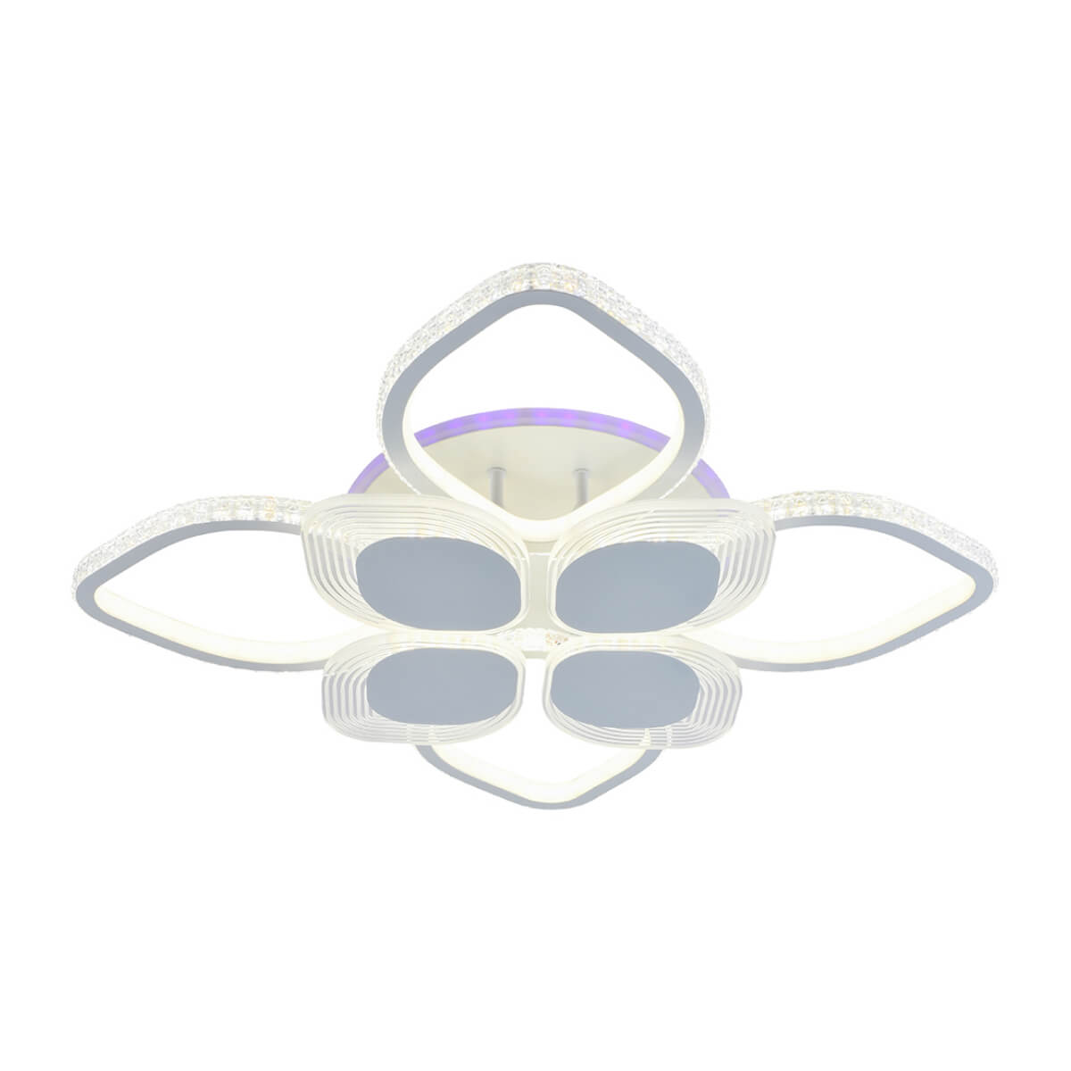 

Потолочная светодиодная люстра Profit Light 5892/4+4A WHT, Белый, 5892/4+4A WHT ()