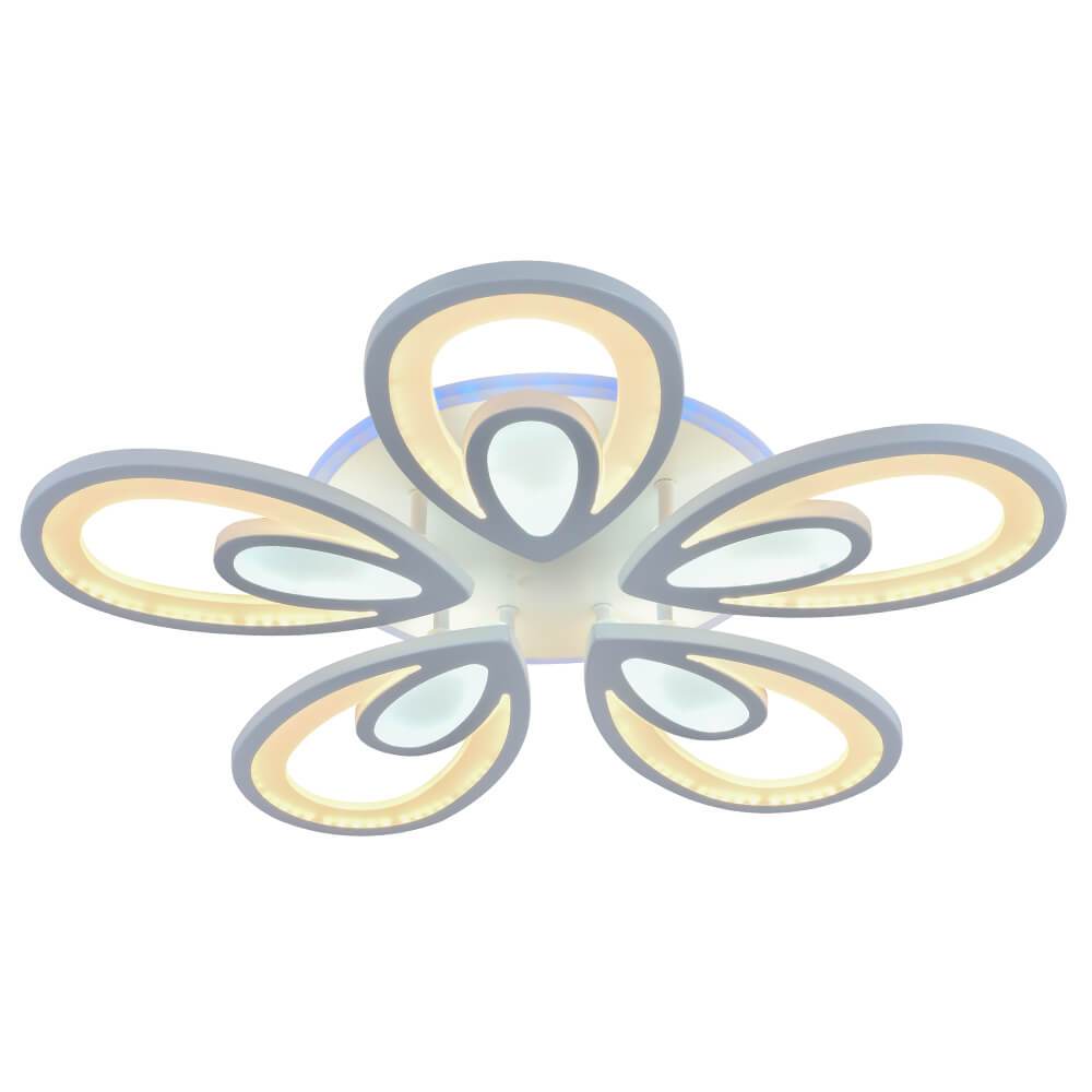 

Потолочная светодиодная люстра Profit Light 8007/5 WHT, Белый, 8007/5 WHT ()