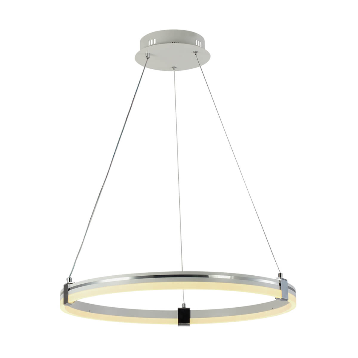 

Подвесная светодиодная люстра Profit Light 6043/1 WHT+CHR, Белый, 6043/1 WHT+CHR