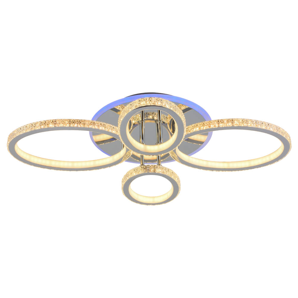 

Потолочная светодиодная люстра Profit Light 8033/2+2 CHR, Хром, 8033/2+2 CHR ()