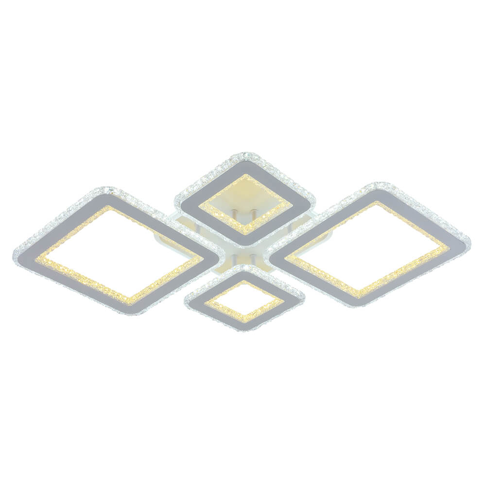 

Потолочная светодиодная люстра Profit Light 8041/2+2 WHT, Белый, 8041/2+2 WHT