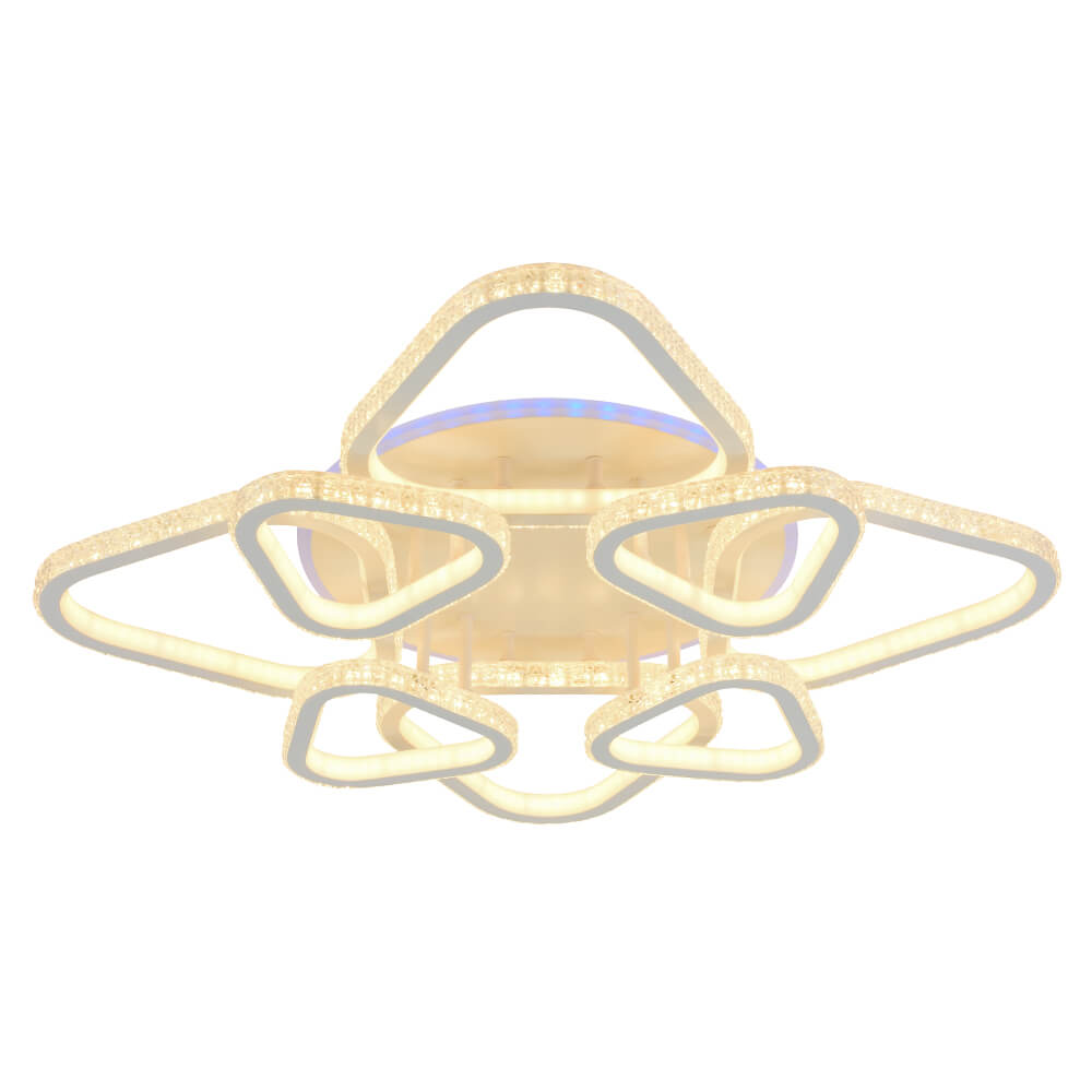 

Потолочная светодиодная люстра Profit Light 8042/4+4 WHT, Белый, 8042/4+4 WHT ()