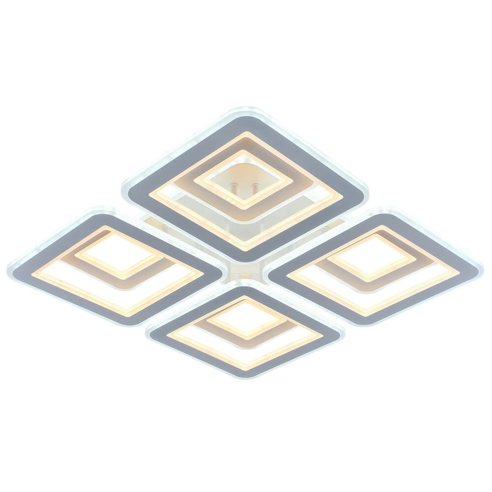 

Потолочная светодиодная люстра Profit Light 8009/4+4 WHT D, Белый, 8009/4+4 WHT D
