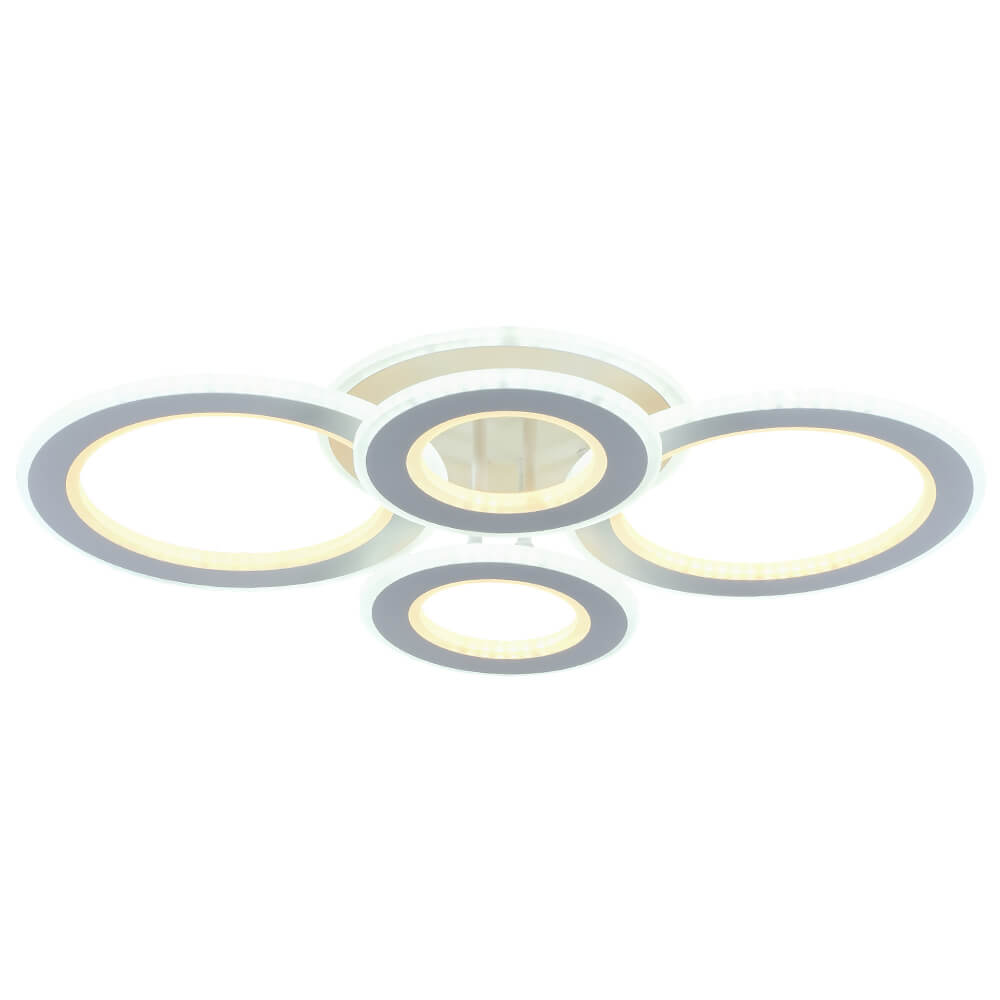 

Потолочная светодиодная люстра Profit Light 8005/2+2 WHT, Белый, 8005/2+2 WHT