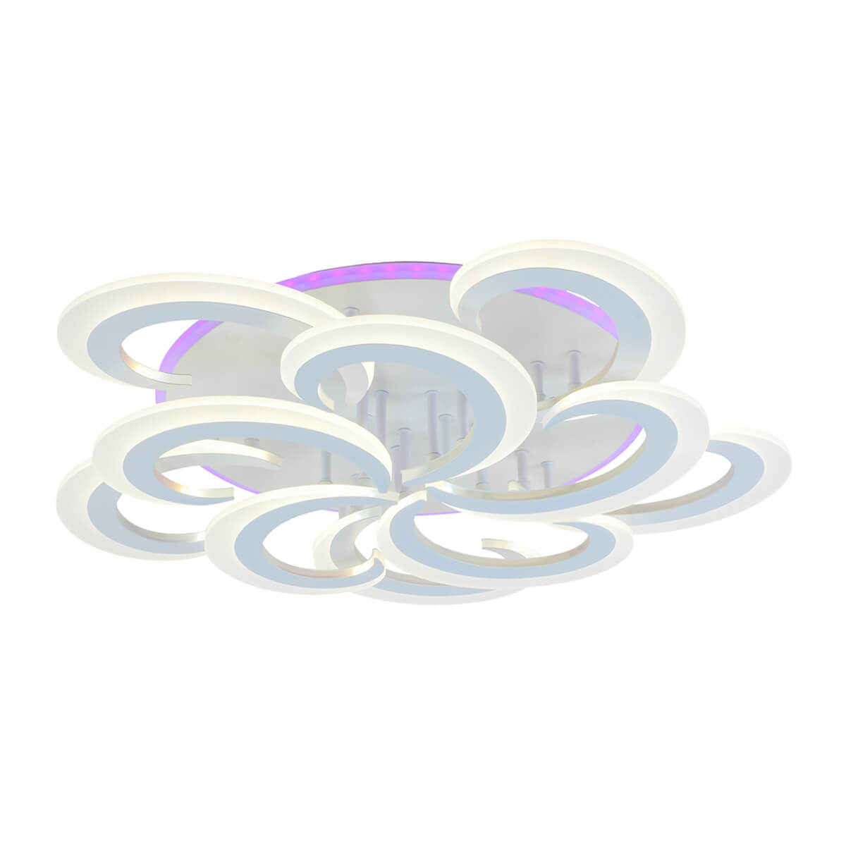

Потолочная светодиодная люстра Profit Light 8462/5+5A WHT, Белый, 8462/5+5A WHT ()