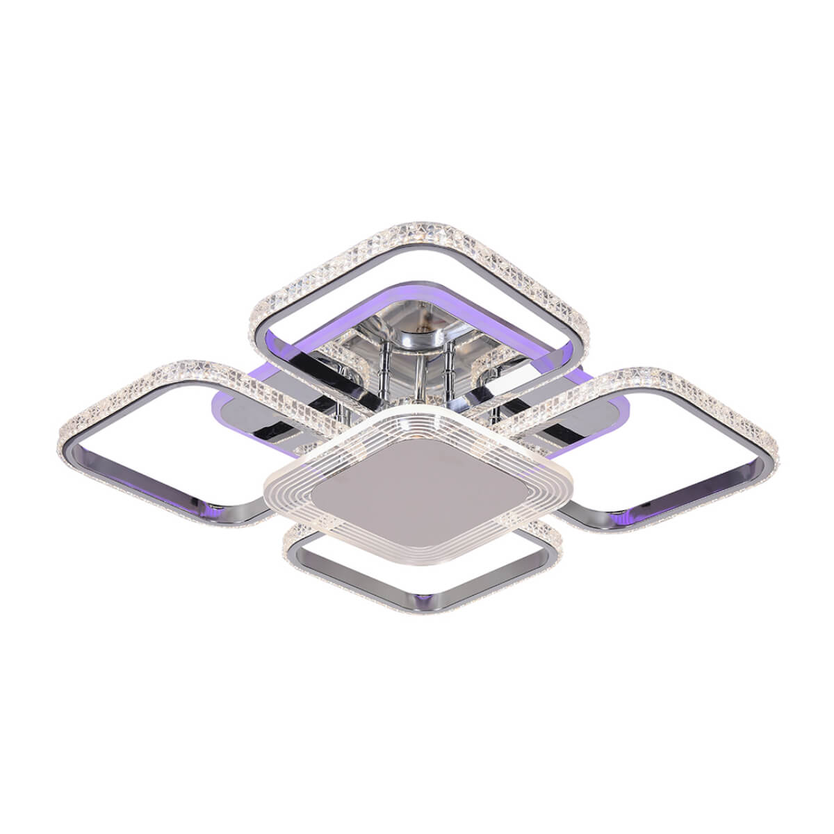 

Потолочная светодиодная люстра Profit Light 5886/4+1 CHR, Хром, 5886/4+1 CHR ()