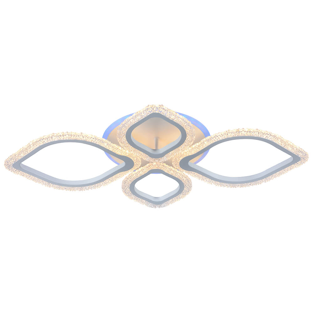 

Потолочная светодиодная люстра Profit Light 8018/2+2 WHT, Белый, 8018/2+2 WHT ()