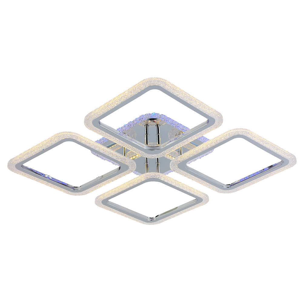 

Потолочная светодиодная люстра Profit Light 8087/4 CHR, Хром, 8087/4 CHR ()