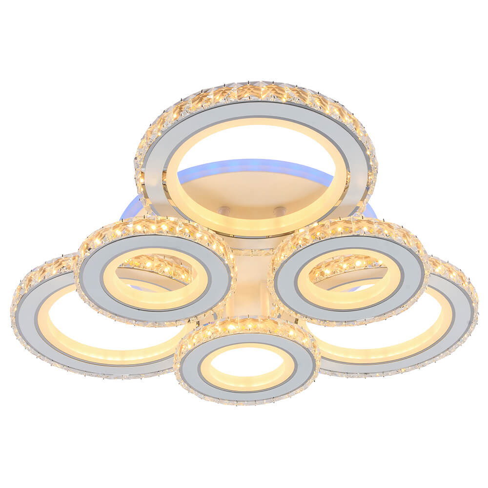 

Потолочная светодиодная люстра Profit Light 8061/3+3 WHT, Белый, 8061/3+3 WHT ()