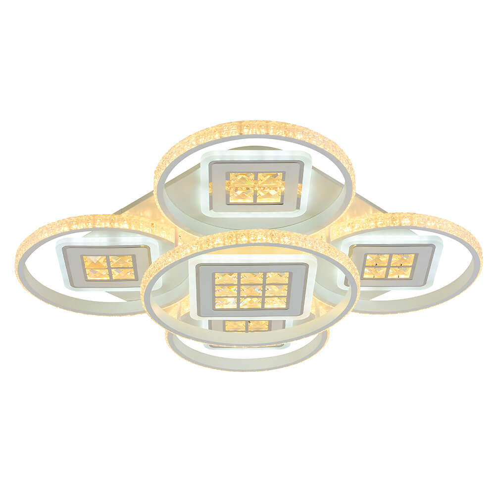 

Потолочная светодиодная люстра Profit Light 8053/4+1 WHT, Белый, 8053/4+1 WHT