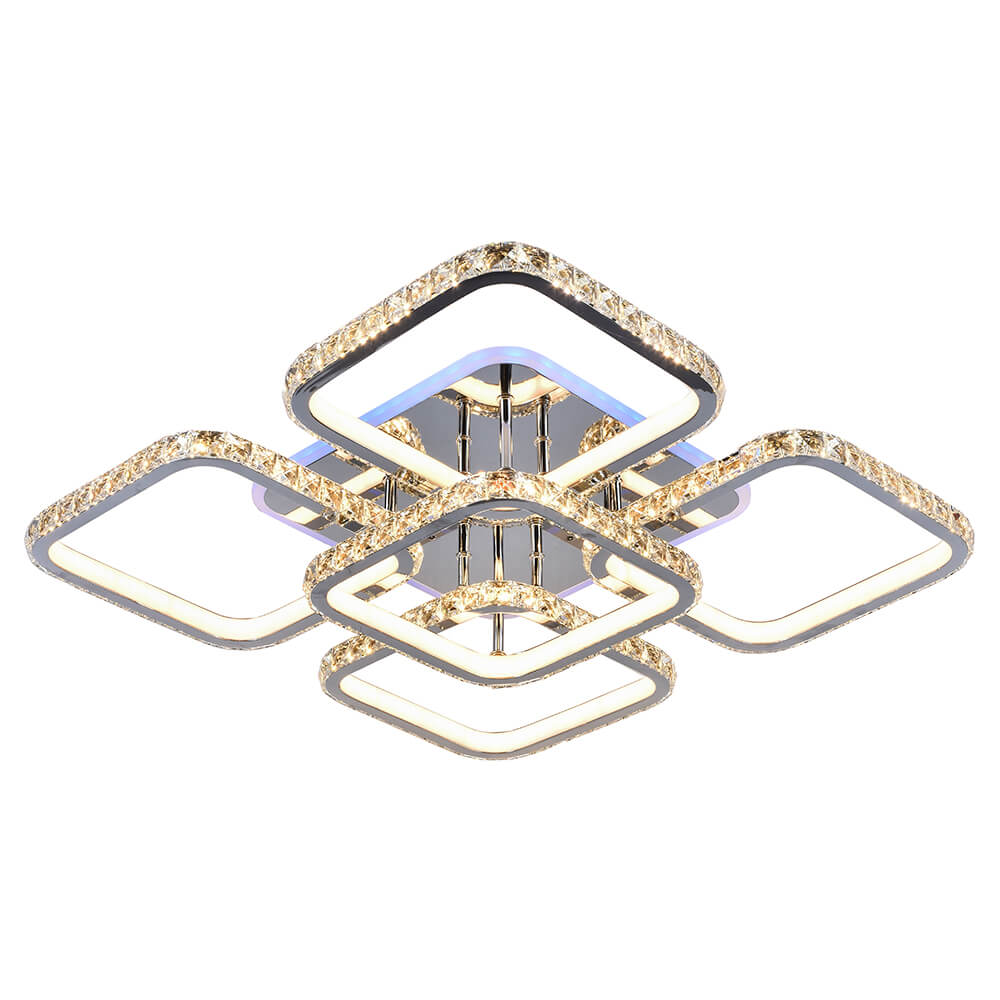 

Потолочная светодиодная люстра Profit Light 8010/4+1 CHR, Хром, 8010/4+1 CHR