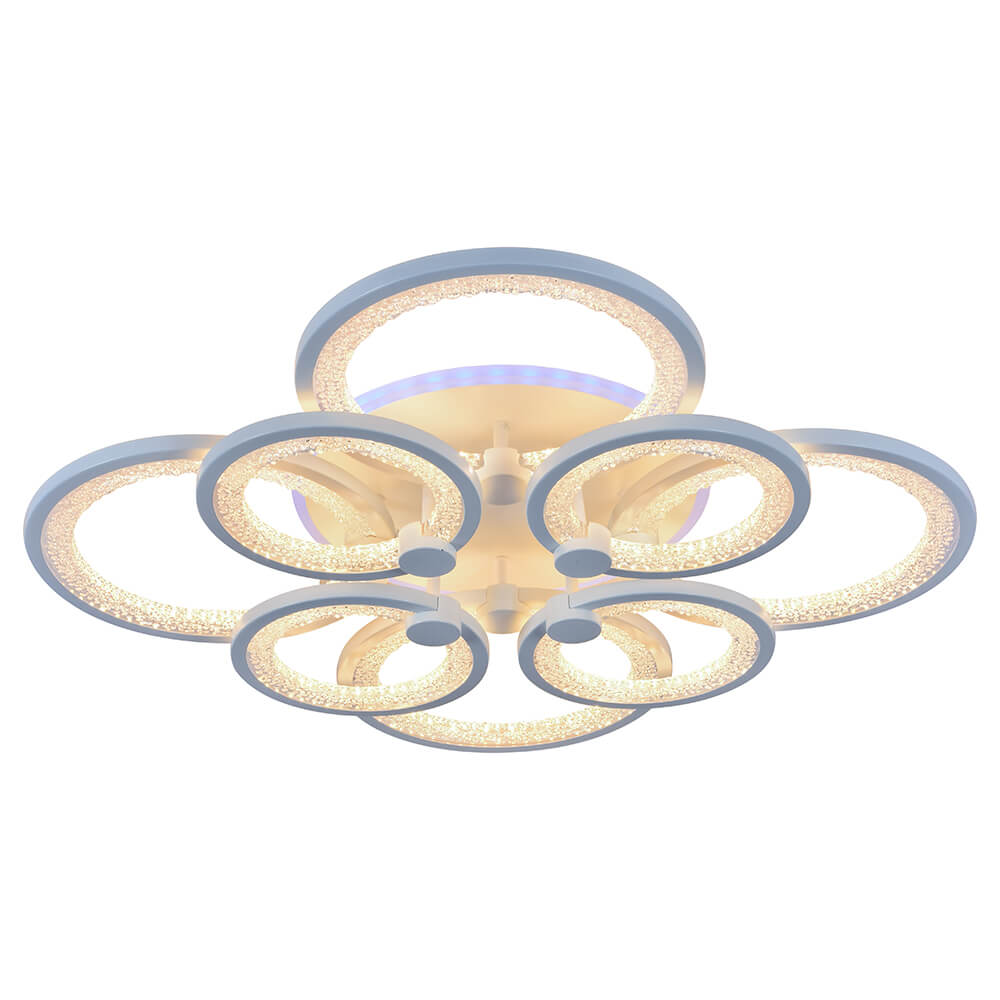 

Потолочная светодиодная люстра Profit Light 8002/4+4 WHT, Белый, 8002/4+4 WHT ()