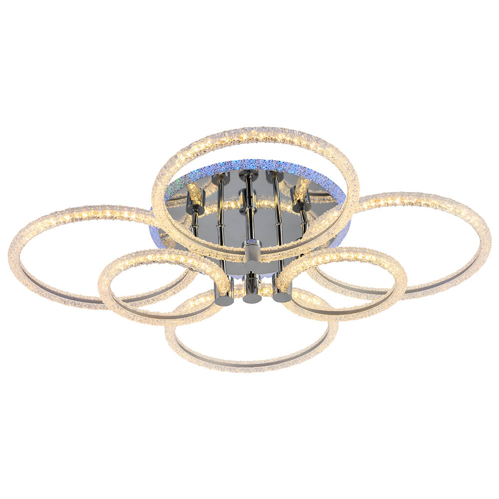 

Потолочная светодиодная люстра Profit Light 8024/6 CHR, Хром, 8024/6 CHR ()