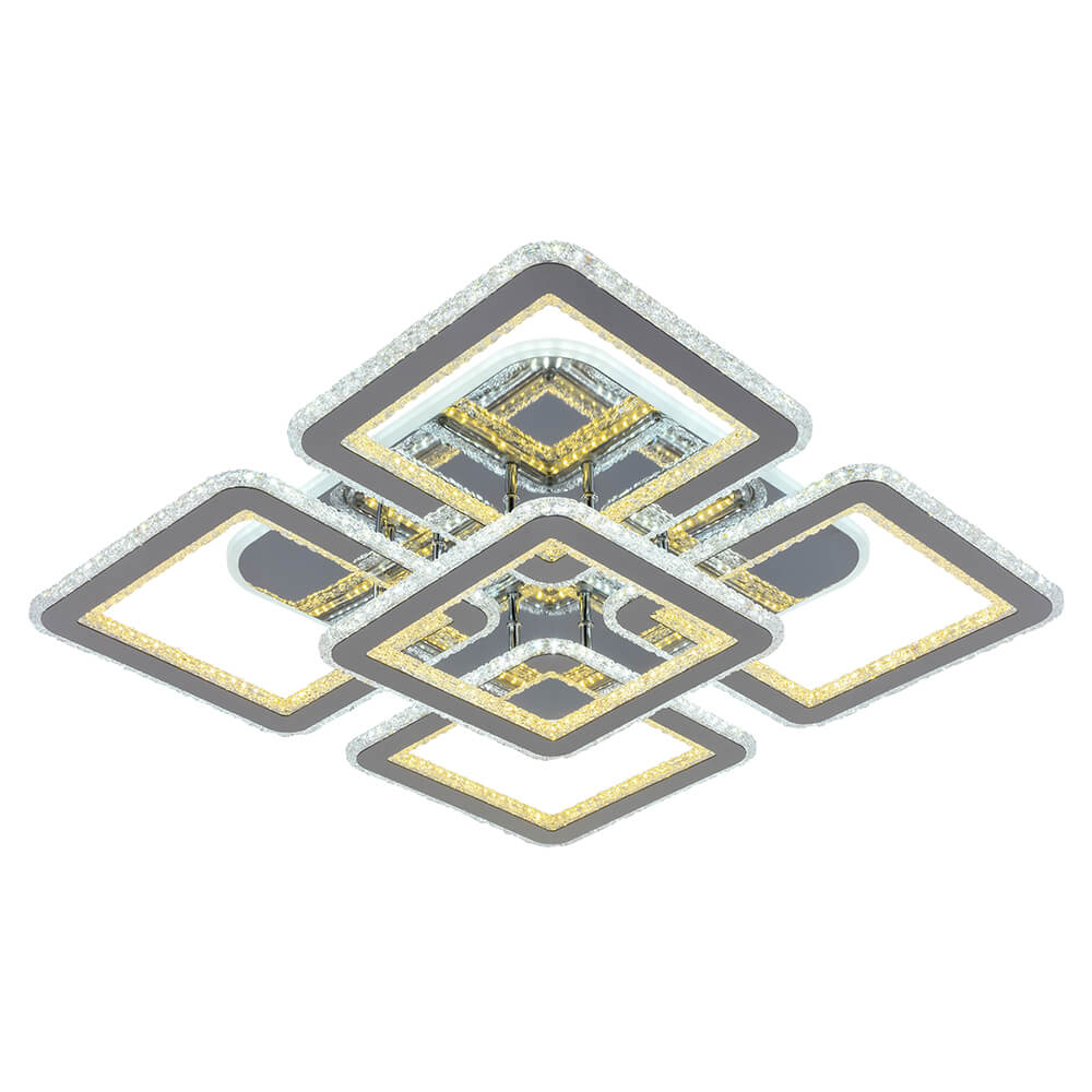 

Потолочная светодиодная люстра Profit Light 8041/4+1 CHR, Хром, 8041/4+1 CHR