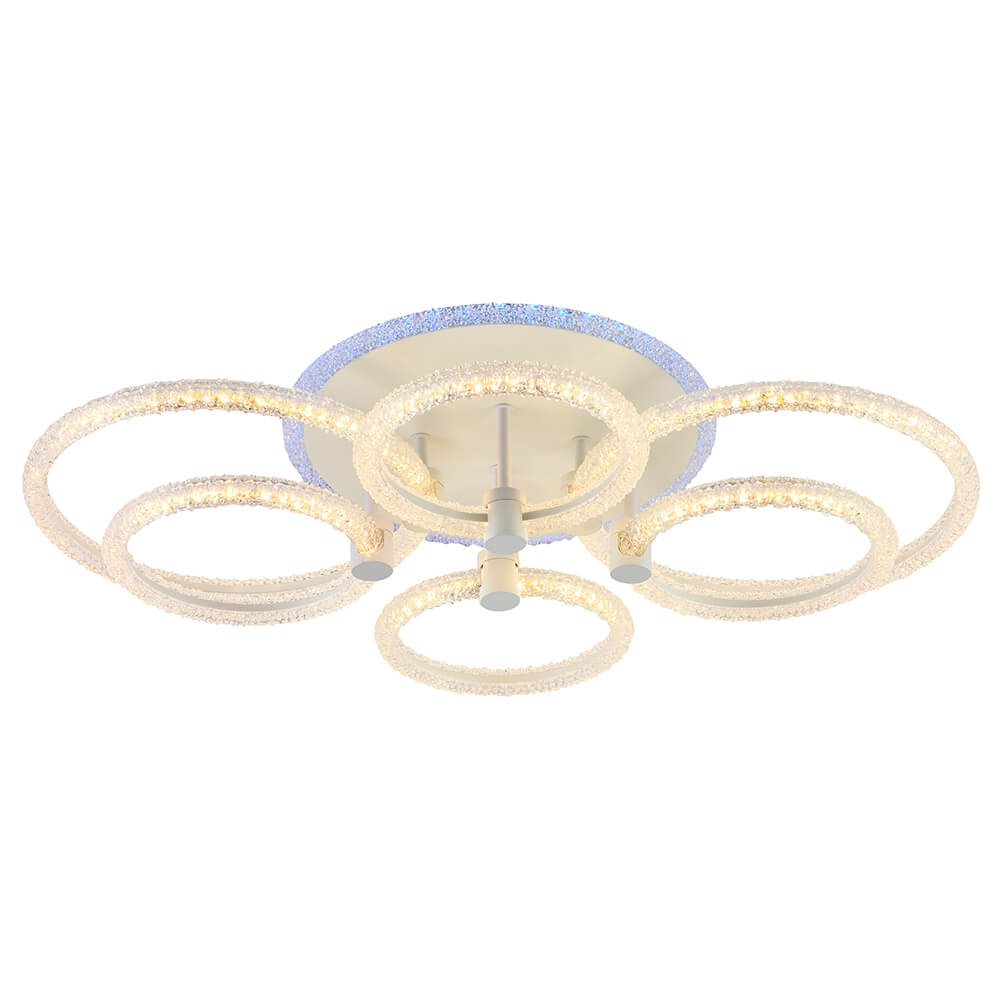 

Потолочная светодиодная люстра Profit Light 8024/4+2 WHT, Белый, 8024/4+2 WHT ()