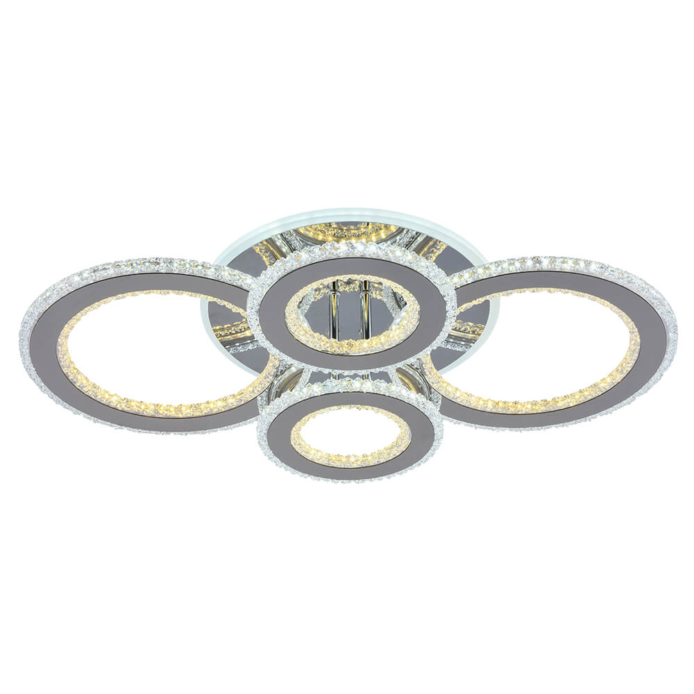 

Потолочная светодиодная люстра Profit Light 8040/2+2 CHR, Хром, 8040/2+2 CHR