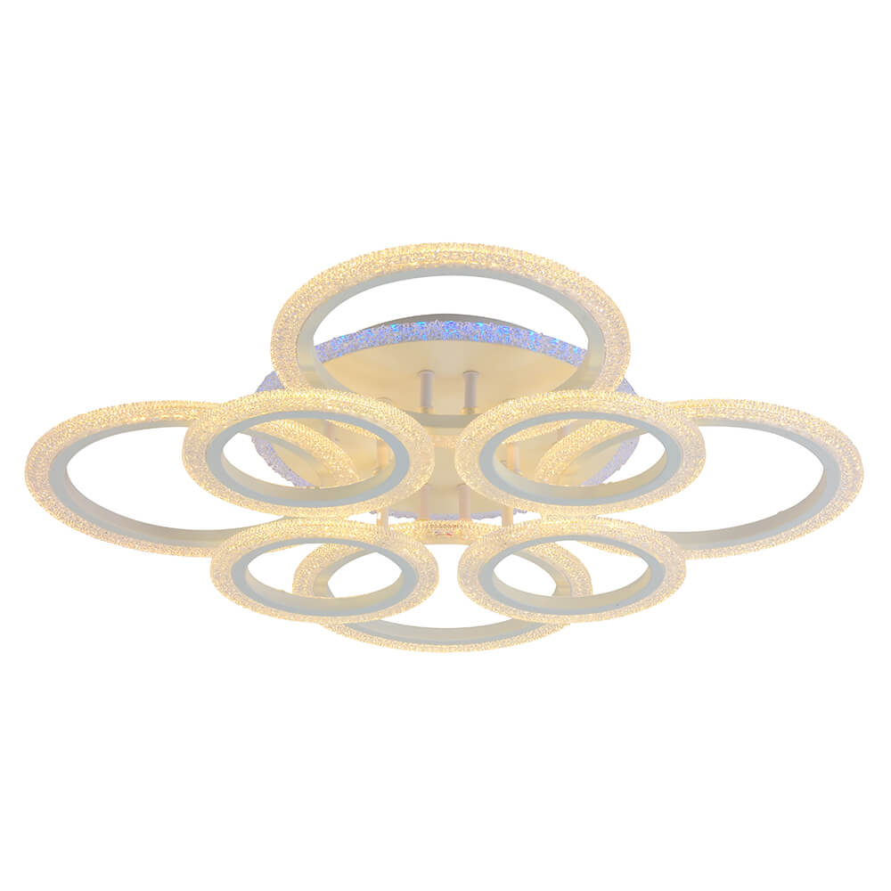 

Потолочная светодиодная люстра Profit Light 8086/4+4 WHT, Белый, 8086/4+4 WHT ()