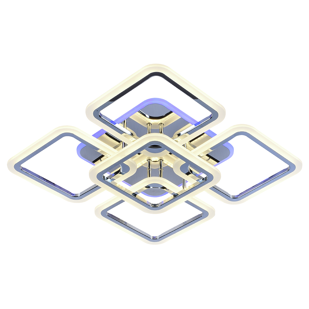 

Потолочная светодиодная люстра Profit Light 8075/4+1 CHR, Хром, 8075/4+1 CHR ()