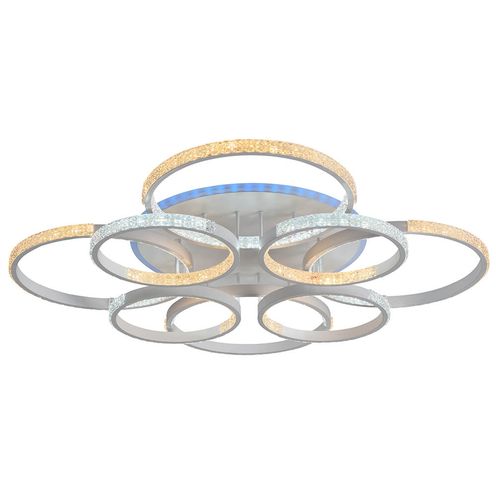 

Потолочная светодиодная люстра Profit Light 8047/4+4 WHT, Белый, 8047/4+4 WHT ()