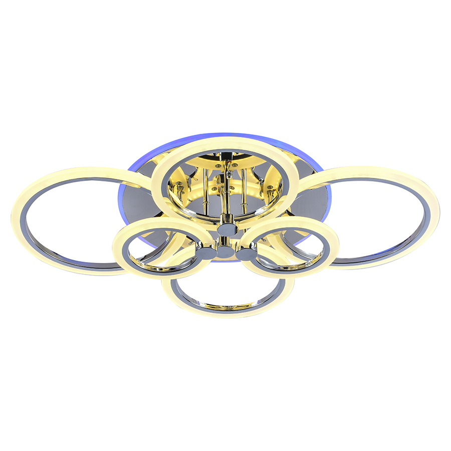 

Потолочная светодиодная люстра Profit Light 8076/6 CHR, Хром, 8076/6 CHR ()