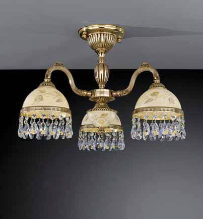 

Потолочная люстра Reccagni Angelo PL.6326/3, Белый, PL.6326/3 verde 6306
