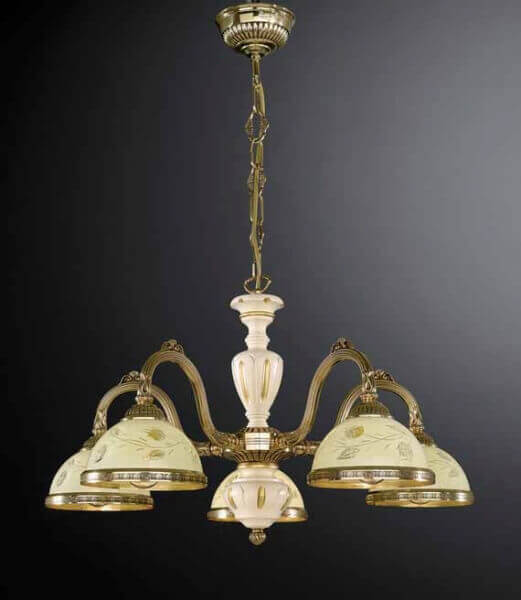 

Подвесная люстра Reccagni Angelo L.6908/5, Бежевый, L.6908/5 rosa 6908