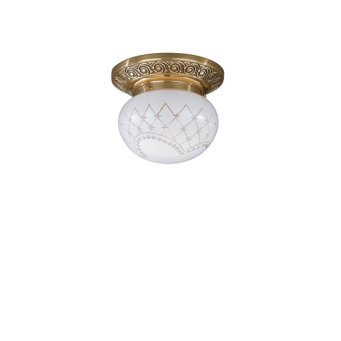 

Потолочный светильник Reccagni Angelo PL.7840/1, Белый, PL.7840/1 rosa 780