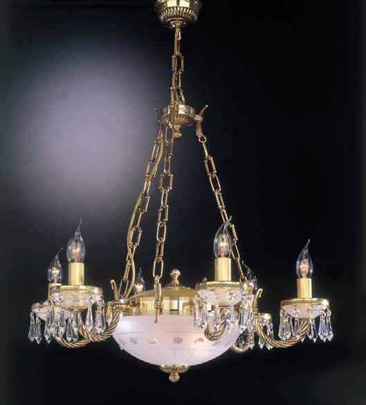 

Подвесная люстра Reccagni Angelo L.4751/6+2, Золотой, L.4751/6+2 Bronze 4751
