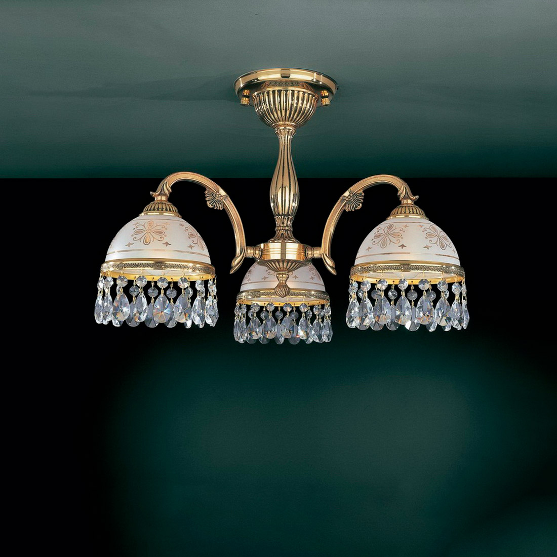 

Потолочная люстра Reccagni Angelo PL.6120/3, Белый, PL.6120/3 silver 6100