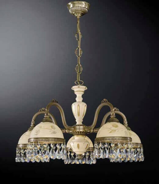 

Подвесная люстра Reccagni Angelo L.6806/5, Бежевый, L.6806/5 rosa 6806