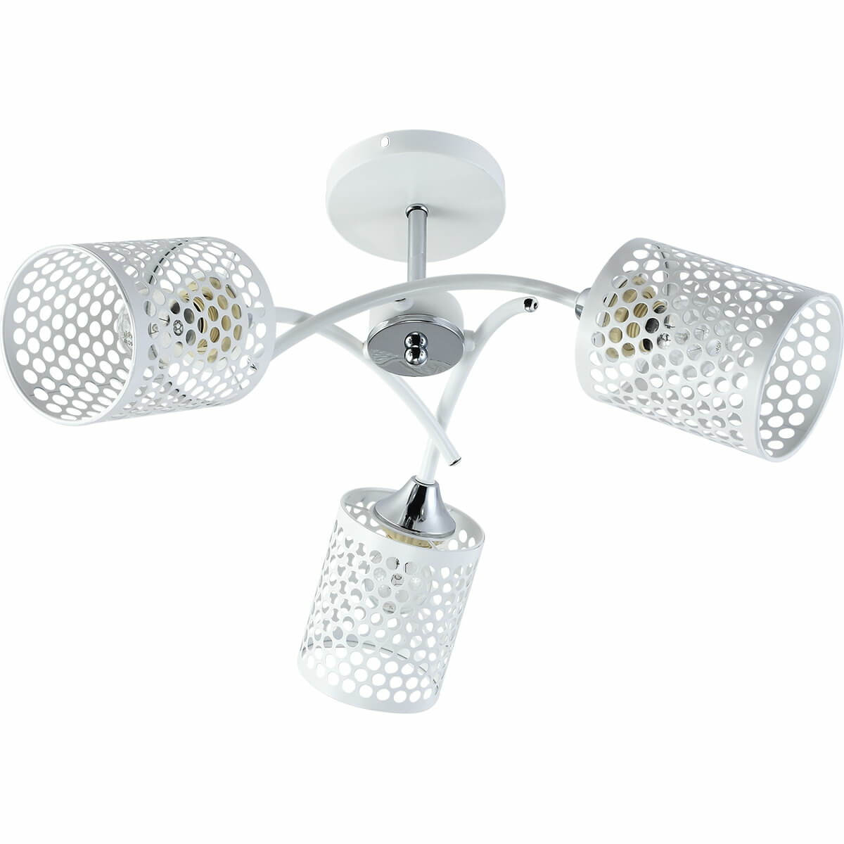 

Потолочная люстра Reluce 01332-0.3-03 WH+CR, Белый, 01332-0.3-03 WH+CR
