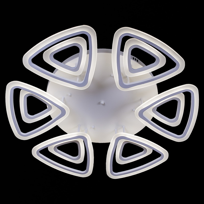 

Потолочная светодиодная люстра Reluce 08856-0.3-6+6LED, Белый, 08856-0.3-6+6LED