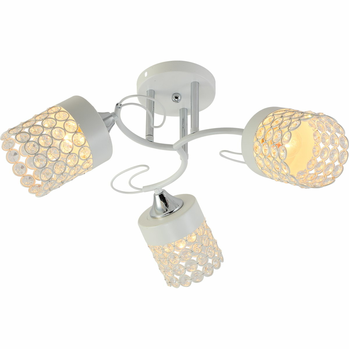 

Потолочная люстра Reluce 11309-0.3-03 WH+CR, Белый, 11309-0.3-03 WH+CR