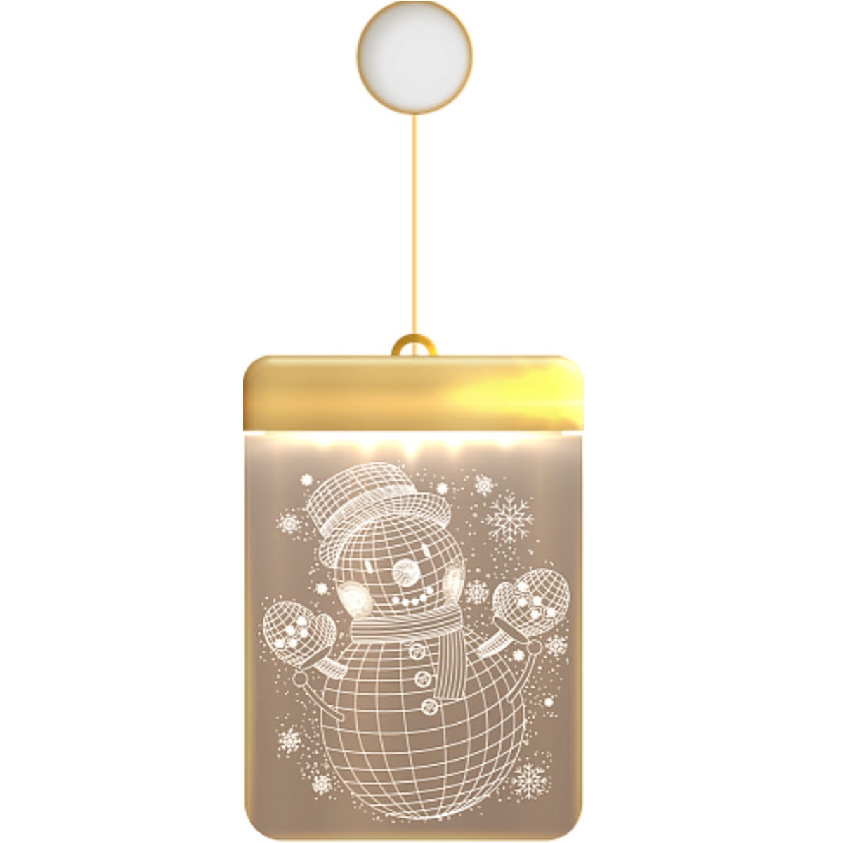 

Автономный рождественский светильник Ritter SNOWMAN 3D 3хAA 29204 3, Прозрачный, 29204 3 The Bell