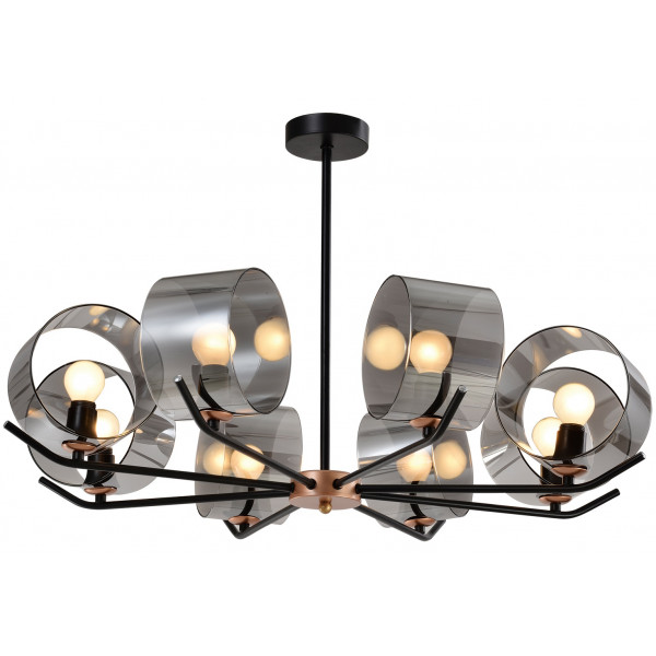 

Потолочная люстра Rivoli Eurydice 3133-308 Б0054989, Черный, 3133-308 Eurydice