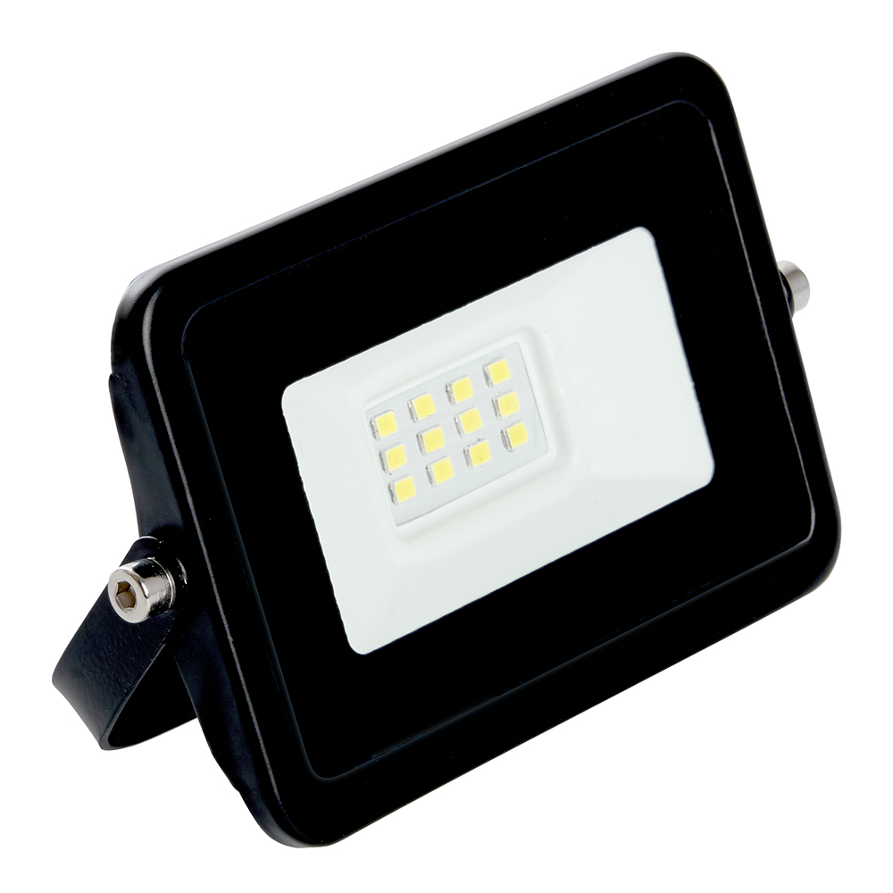 

Светодиодный прожектор Saffit SFL50-10 10W 6400K 55177, Черный, 55177 SFL50