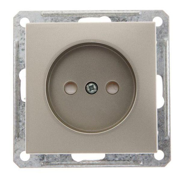 

Розетка 2К Schneider Electric W59 16A 250V со шторками шампань RS16-151-4-86, RS16-151-4-86 W59