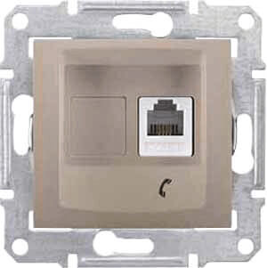 

Розетка Schneider Electric, Титановый, SDN4101168 Sedna