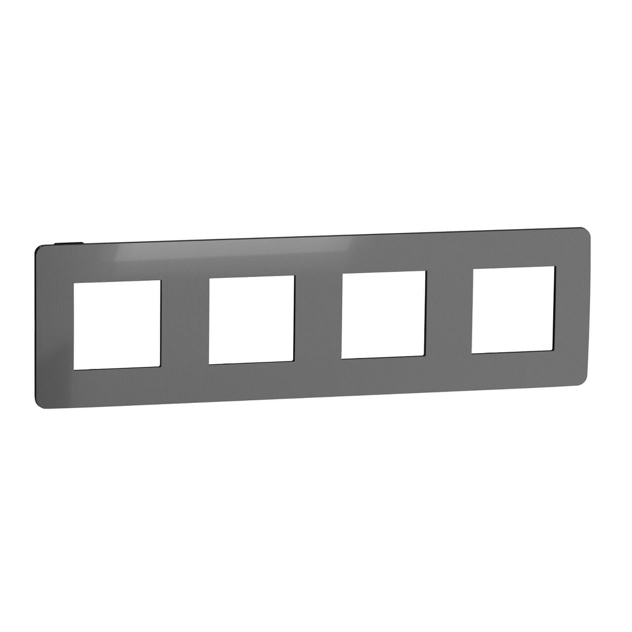 

Рамка Schneider Electric, Никель, NU280853 Unica New