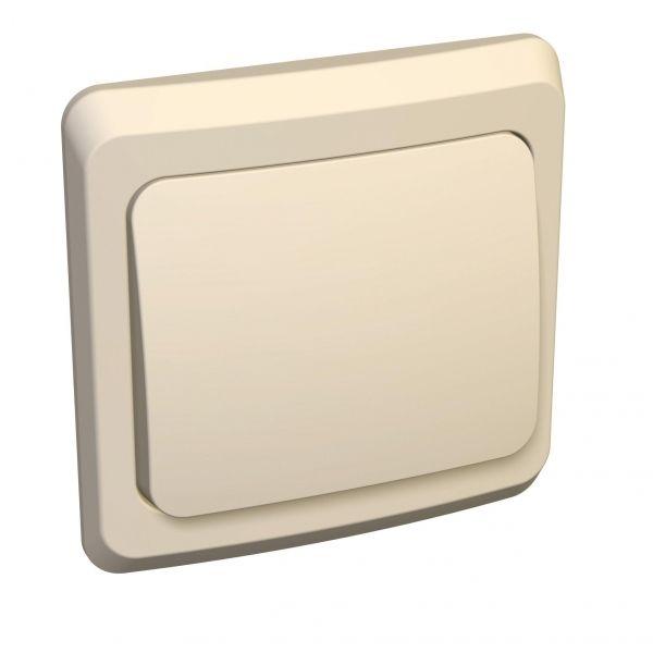 

Выключатель одноклавишный Schneider Electric Этюд 10A 250V кремовый BC10-001K, BC10-001K Этюд
