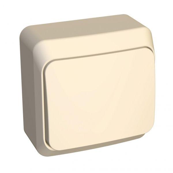 

Выключатель одноклавишный кнопочный Schneider Electric Этюд 10A 250V кремовый KA10-001K, KA10-001K Этюд