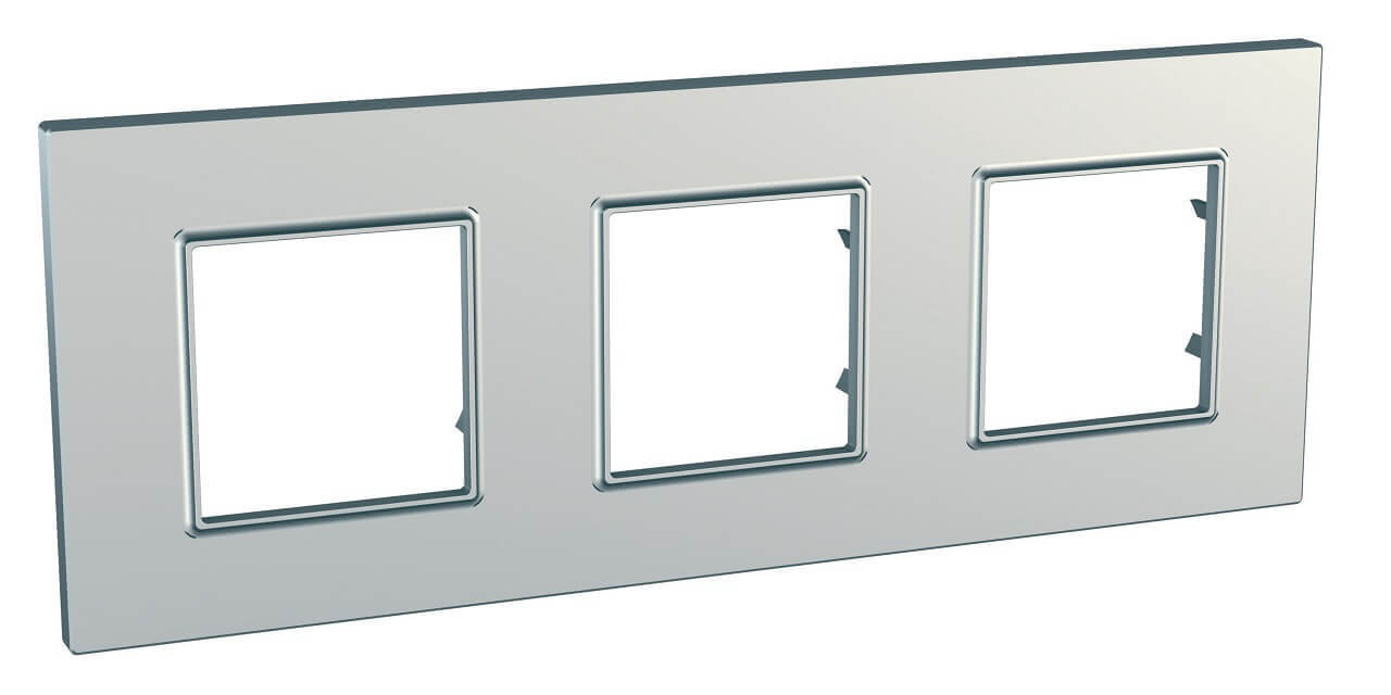 Рамка Schneider Electric MGU6.706.55 Unica Quadro (Подходит под механизмы Unica, Хамелеон, Quadro)