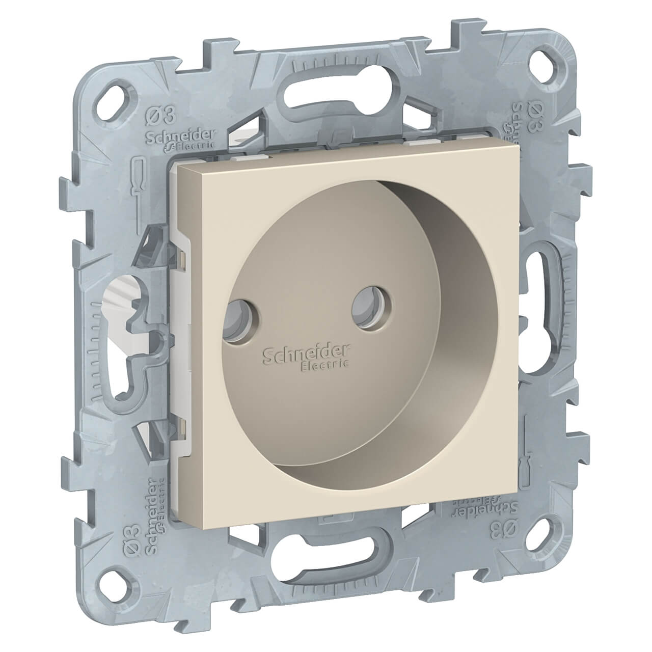

Розетка Schneider Electric, Бежевый, NU503344 Unica New