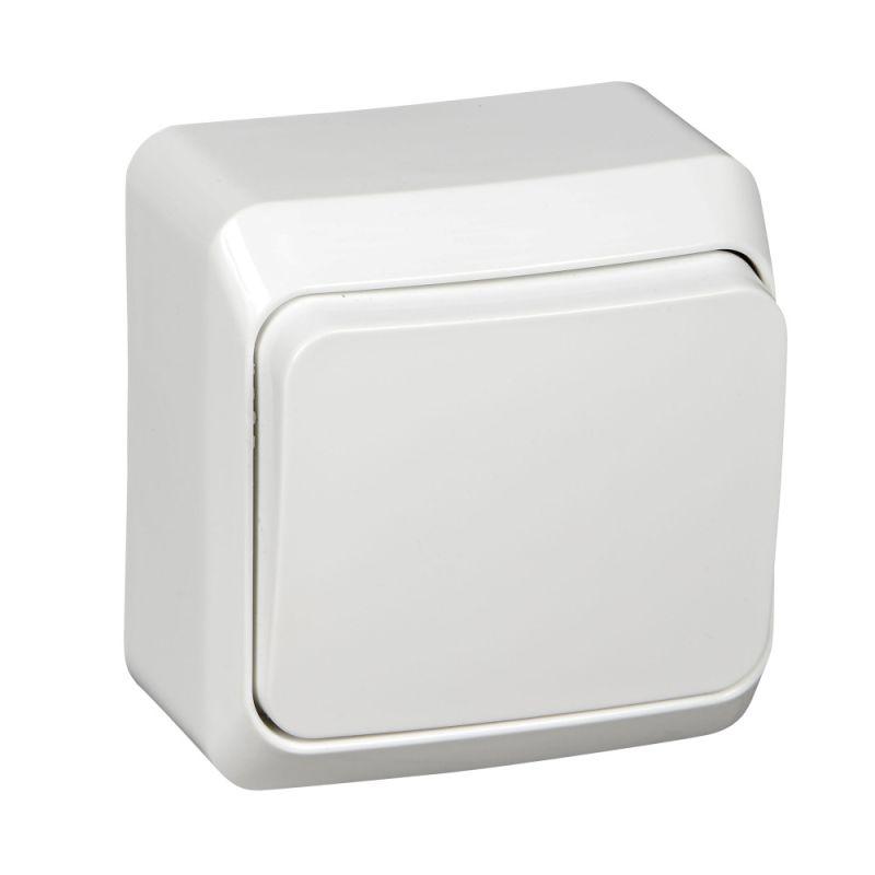 

Выключатель одноклавишный Schneider Electric Этюд 10A 250V белый BA10-001B, BA10-001B Этюд