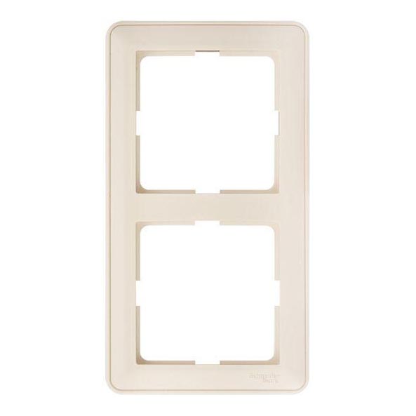

Рамка 2-постовая Schneider Electric W59 слоновая кость KD-2-28, KD-2-28 W59